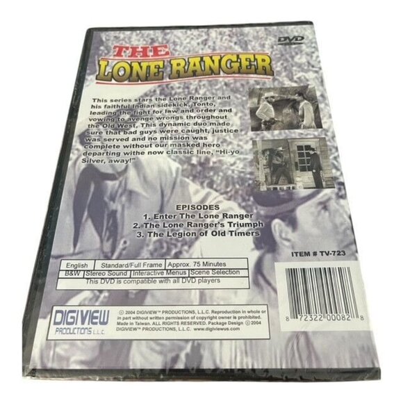 The Lone Ranger Volume 2 DVD \[Slim Case] – New Sealed – Classic Western TV Seri - Picture 2 of 3